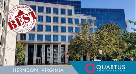Quartus Named one of the Best Places to Work in Virginia for the Second Year in a Row